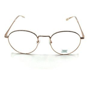 Toms Women's Hayden Color Shiny Rose Gold Eyeglasses New 